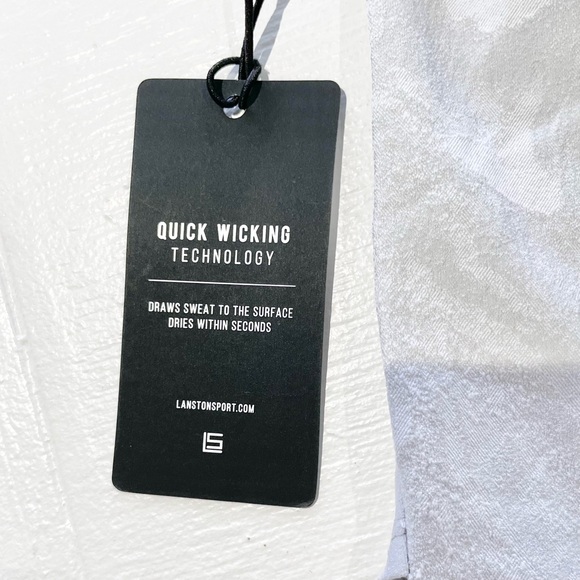 New Lanston Sport Curved Hem Shorts Grey Sample Size / Size Small - Picture 8 of 12